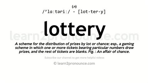LOTERYA: Definition of the Tagalog word loterya in English..